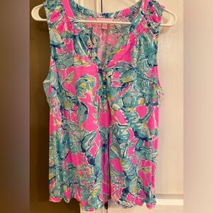 Lilly Pulitzer tank top. Womens Large. Like new